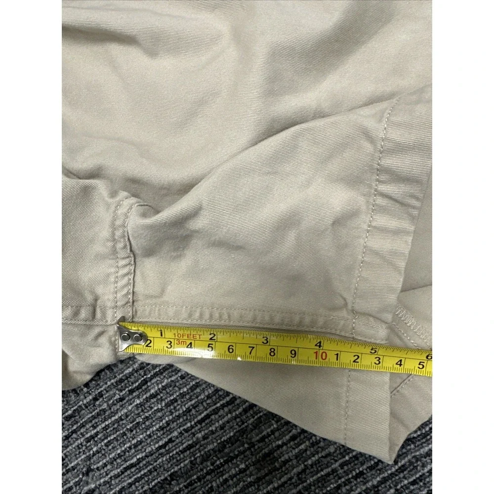 Polo by Ralph Lauren Chino Shorts Men Tan Sz M Cotton Sri Lanka Logo 90s Vintage